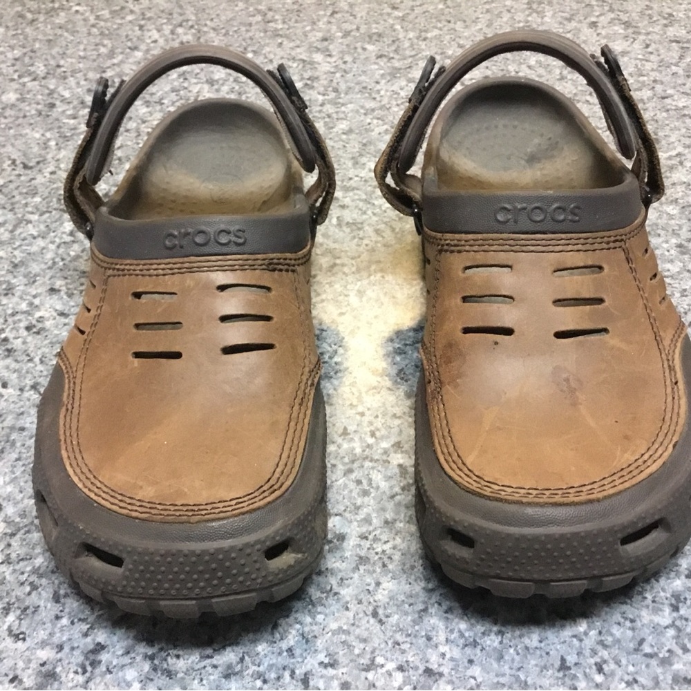 CROCS Brown Sandals Slip-On Comfort